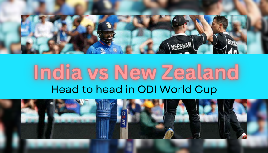 Ind vs Nz Head to head in ODI World Cup